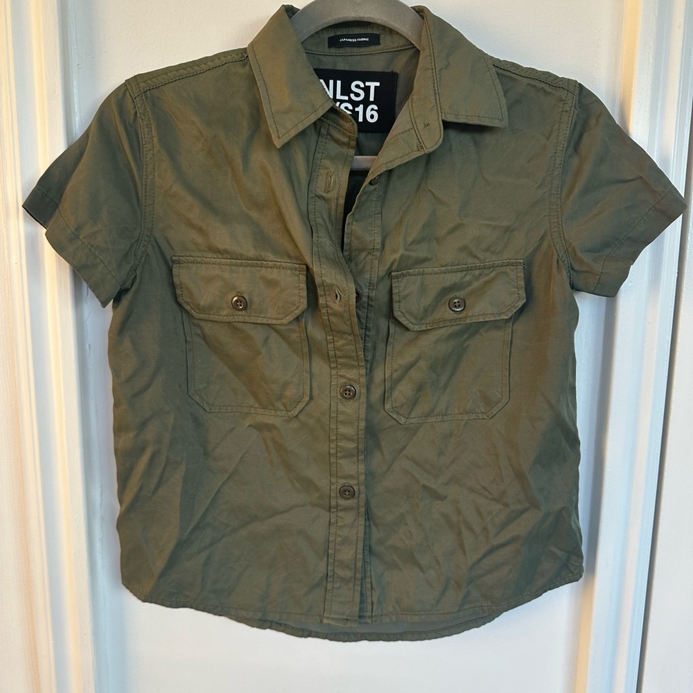 NLST Olive Green Short Sleeve Shirt